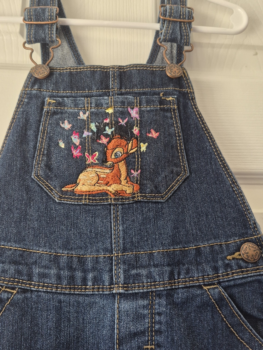 Upcycled Bambi Overalls